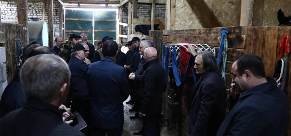 Президент Бадра Гунба поддерживает сохранение традиций коневодства в Абхазии