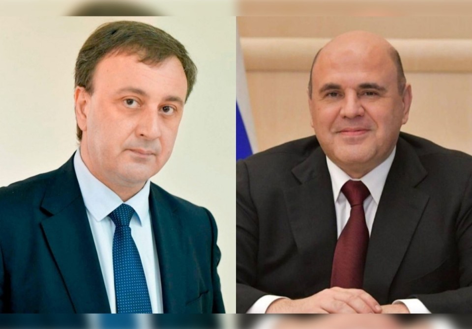 Владимир Делба поздравил Михаила Мишустина с днем рождения