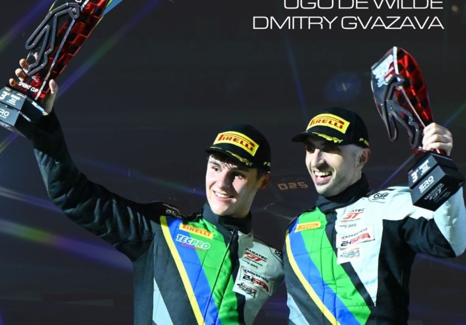 Дмитрий Гвазава  и Уго де Вильд заняли призовые  места в гонках европейского первенства GT World Challenge Sprint Cup