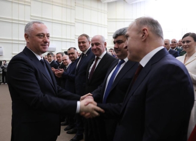 Мураҭ Кумпилов Аԥсны Ахада иҭоубашьҭаҵара ацеремониа ихы алаирхәит.
