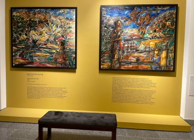 Выставка &quot;Под южным небом&quot; в ЦВЗ Союза художников Абхазии