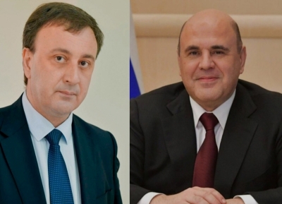 Аԥыза-министр Владимир Делба Урыстәылатәи Афедерациа Анапхгара ахантәаҩы Михаил Мишустин имшира идиныҳәалеит