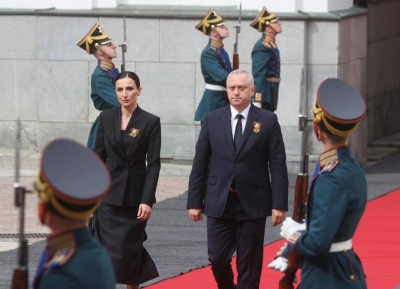 Президент Абхазии Бадра Гунба принял участие в Параде Победы на Красной площади