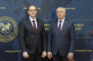 Глава МИД ПМР и полномочный представитель Абхазии в Приднестровье обсудили возможности наращивания абхазо-приднестровского сотрудничества