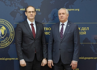 Глава МИД ПМР и полномочный представитель Абхазии в Приднестровье обсудили возможности наращивания абхазо-приднестровского сотрудничества