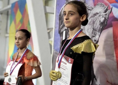 Шорена Гуния заняла первое место на чемпионате по фигурному катанию «Герои Отечества» в Таганроге