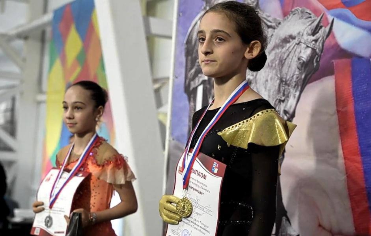 Шорена Гуния заняла первое место на чемпионате по фигурному катанию «Герои Отечества» в Таганроге