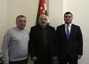 В Госкомспорте чествовали победителя Кубка мира по дзюдо Бориса Багателия