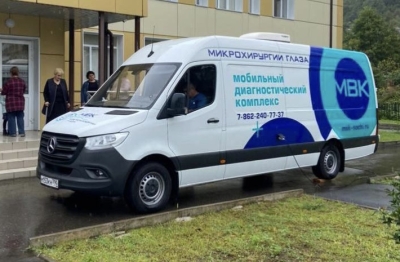С ПОМОЩЬЮ МОБИЛЬНОГО КОМПЛЕКСА ЗА МЕСЯЦ В АБХАЗИИ ДИАГНОСТИРОВАЛИ ЗРЕНИЕ 2168 ЖИТЕЛЕЙ РЕСПУБЛИКИ