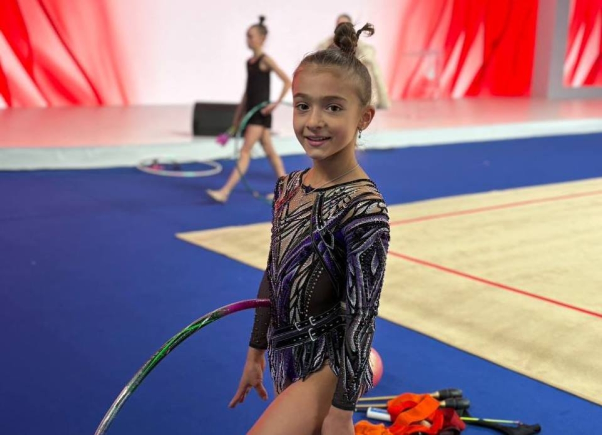 София Боджгуа принимает участие в международном турнире по художественной гимнастике в Пекине
