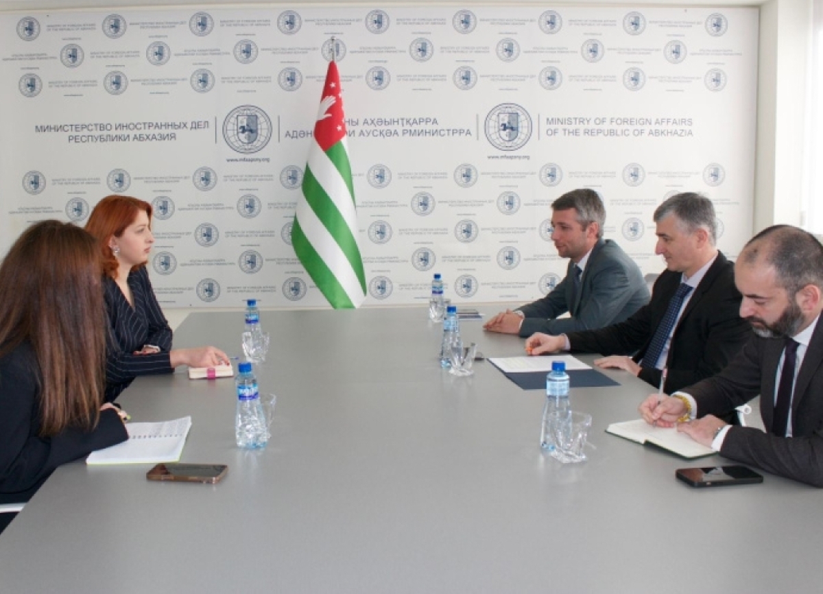 В МИД прошла встреча с представительницей абхазской диаспоры Турции Эльчин Адзинба