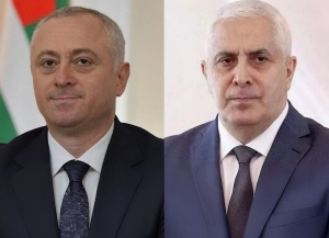 Бадра Гунба поздравил Марата Камболова с избранием на пост президента Южной Осетии
