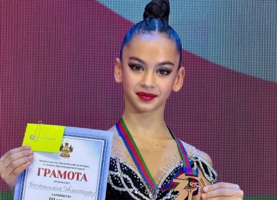 Алиссандра Багателия стала бронзовым призером Кубка губернатора Краснодарского края по художественной гимнастике