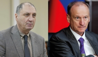 НИКОЛАИ ПАТРУШЕВИ СЕРГЕИ ШАМБЕИ Ҩ-ҲӘЫНҬҚАРРАК РМИЛАҬТӘ ШӘАРҬАДАРА ИАДҲӘАЛОУ АЗҴААРАҚӘА ИРЫЛАЦӘАЖӘЕИТ.
