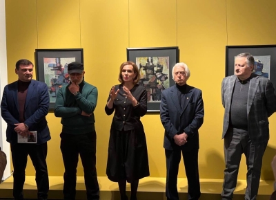 Выставка Батала Джапуа «Нартский дом» открылась в Сухуме