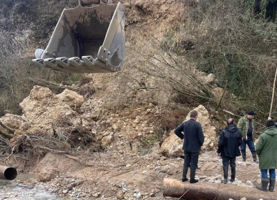 Ликвидирована поломка на самом старом водоводе Гудаутского района