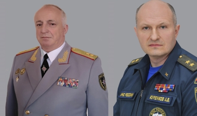 ЛЕВ КВИЦИНИЯ ВСТРЕТИЛСЯ С ГЛАВОЙ СПАСАТЕЛЬНОГО  ВЕДОМСТВА РОССИИ АЛЕКСАНДРОМ КУРЕНКОВЫМ