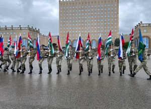 32-ю годовщину освобождения Сухума отметили на площади Свободы