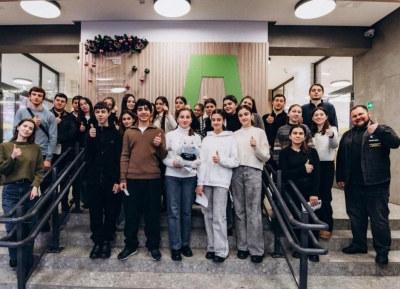 Школьники из Абхазии изучают возможности для молодежи, предоставляемые в Псковской области