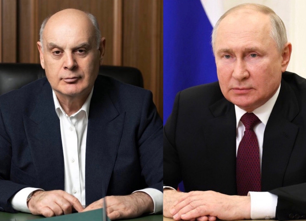 Президенты Абхазии и России обменялись поздравлениями в честь празднования Дня Победы