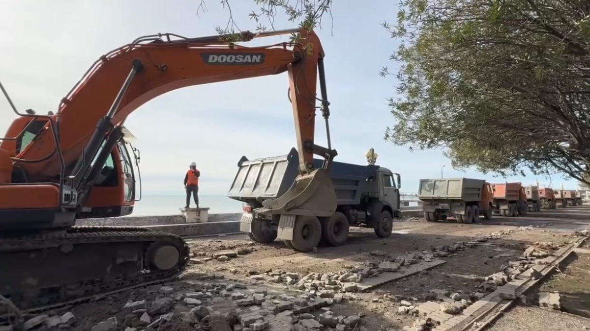 Башкирия участвует в обновлении набережной Диоскуров в Абхазии