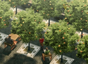 Олег Чедия и Наала Ломия победили в конкурсе на лучший ландшафтный проект «Апельсиновой улицы»