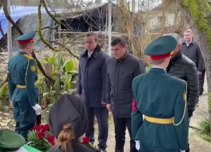 Вице-президент Беслан Бигвава почтил память Павла Бжания, погибшего в зоне специальной военной операции