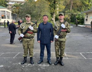 Вице-президент принял участие в торжественной церемонии принятия присяги новобранцами