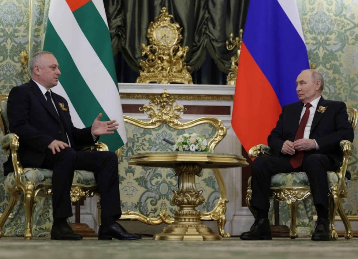 Встреча президентов России и Абхазии состоялась в Кремле
