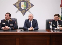 Бадра Гунба поздравил сотрудников СОБР МВД РА с 7-й годовщиной