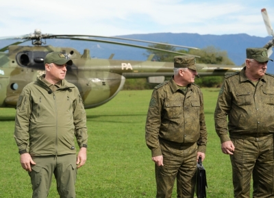 Бадра Гунба: главная цель учений - повышение обороноспособности Абхазии