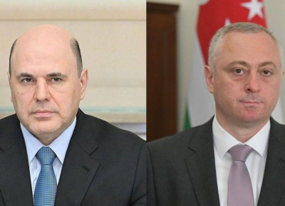 Михаил Мишустин поздравил Бадру Гунба с Новым годом и Рождеством