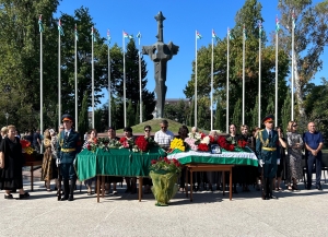 В Парке Славы состоялось перезахоронение идентифицированных останков двух бойцов Абхазской армии   