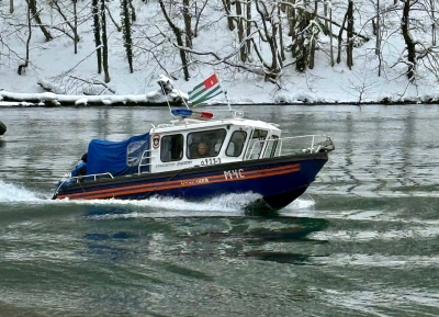 Плановые учения МЧС Абхазии завершились на озере Рица