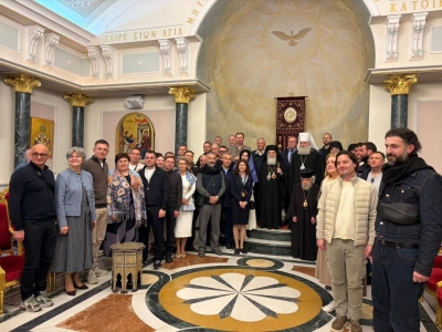 Рауф Харазия встретился с Патриархом Иерусалимским Феофилом III в преддверии Пасхи