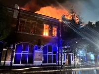 В здании ЦВЗ в Сухуме произошел пожар