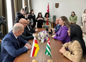 Саида Бутба встретилась с делегацией Верховного суда Южной Осетии