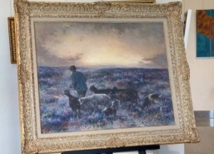 Картину Михаила Корочанского передали в дар ЦВЗ Союза художников Абхазии