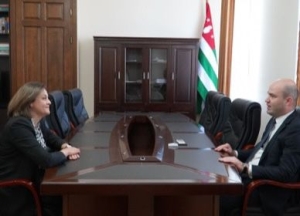 Спикер Парламента Лаша Ашуба провел встречу с уполномоченным по правам человека Анас Кишмария      