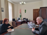 АЛЕКСАНДР АНКВАБ И ИРИНА АГРБА ОБСУДИЛИ ВОПРОСЫ РАБОТЫ АГТРК