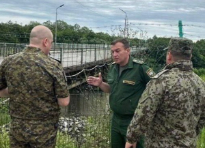 Председатель СГБ Дмитрий Дбар провел выездное совещание на КПП «Ингур»
