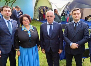 Алхас Квициниа принял участие в торжествах по случаю празднования 44-й годовщины Сандинистской Революции   