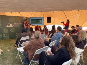 Образовательный шатер - одна из площадок гастрофестиваля &quot;Вкус осени - фейхоа&quot;