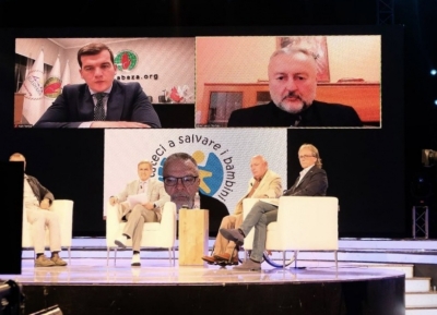 Кан Тания и Вито Гриттани приняли участие в программе Notizie Oggi на Canale Italia